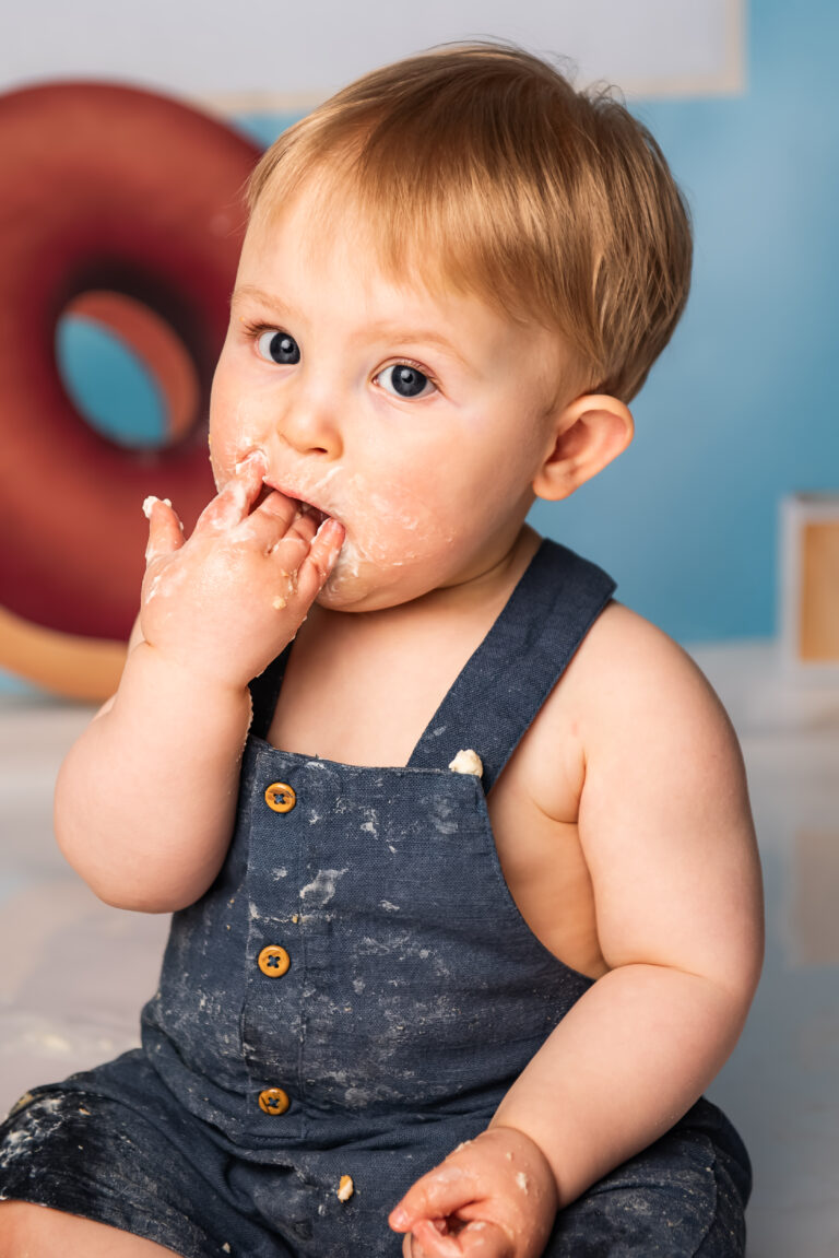 Bébé/Enfant séance garçon smash the cake, séance garçon 1 an, photographe à Hazebrouck